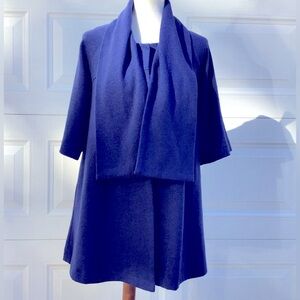Piko 1988 wool blend jacket size S unique cobalt blue appears new
